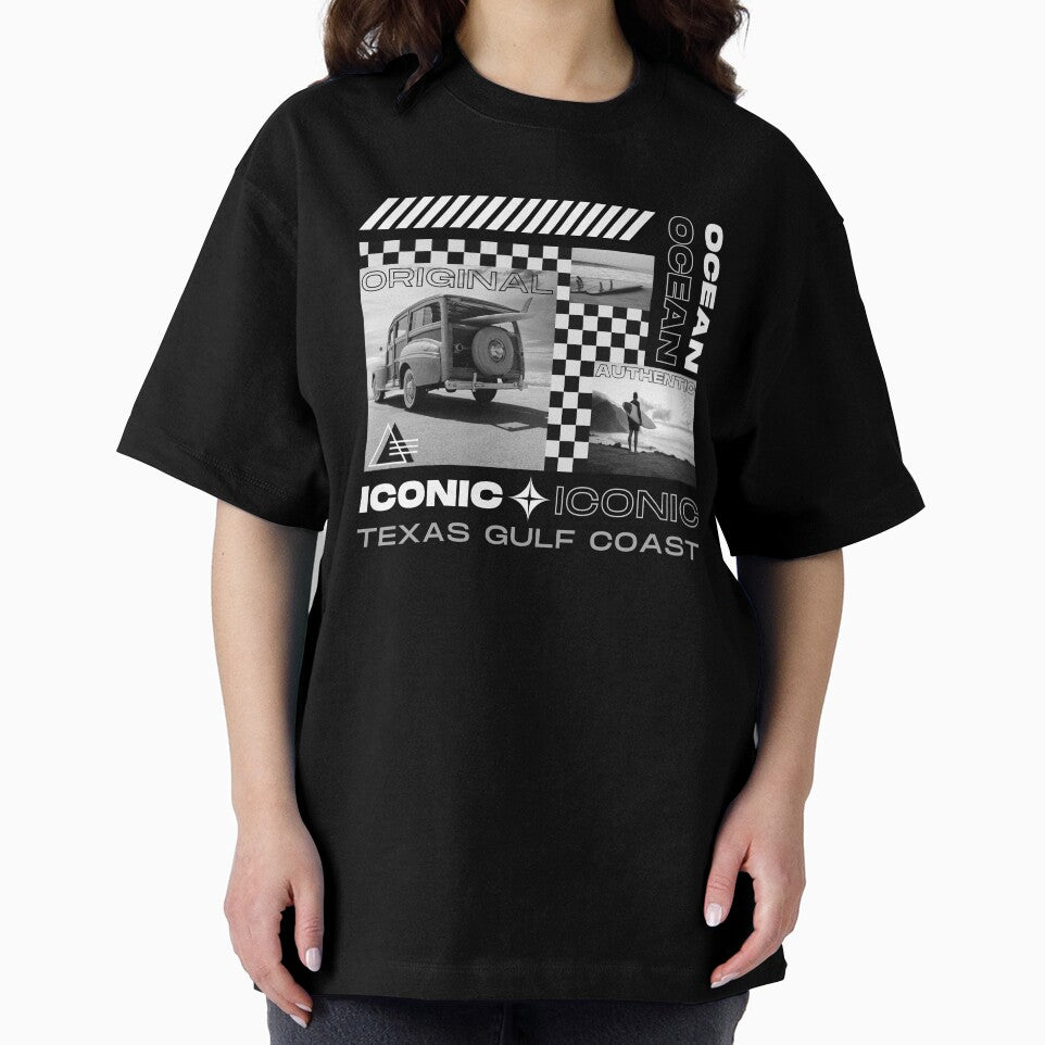 Surfing Street Wear, Ocean Iconic Branded Gulf Coast Design by OceanIconic