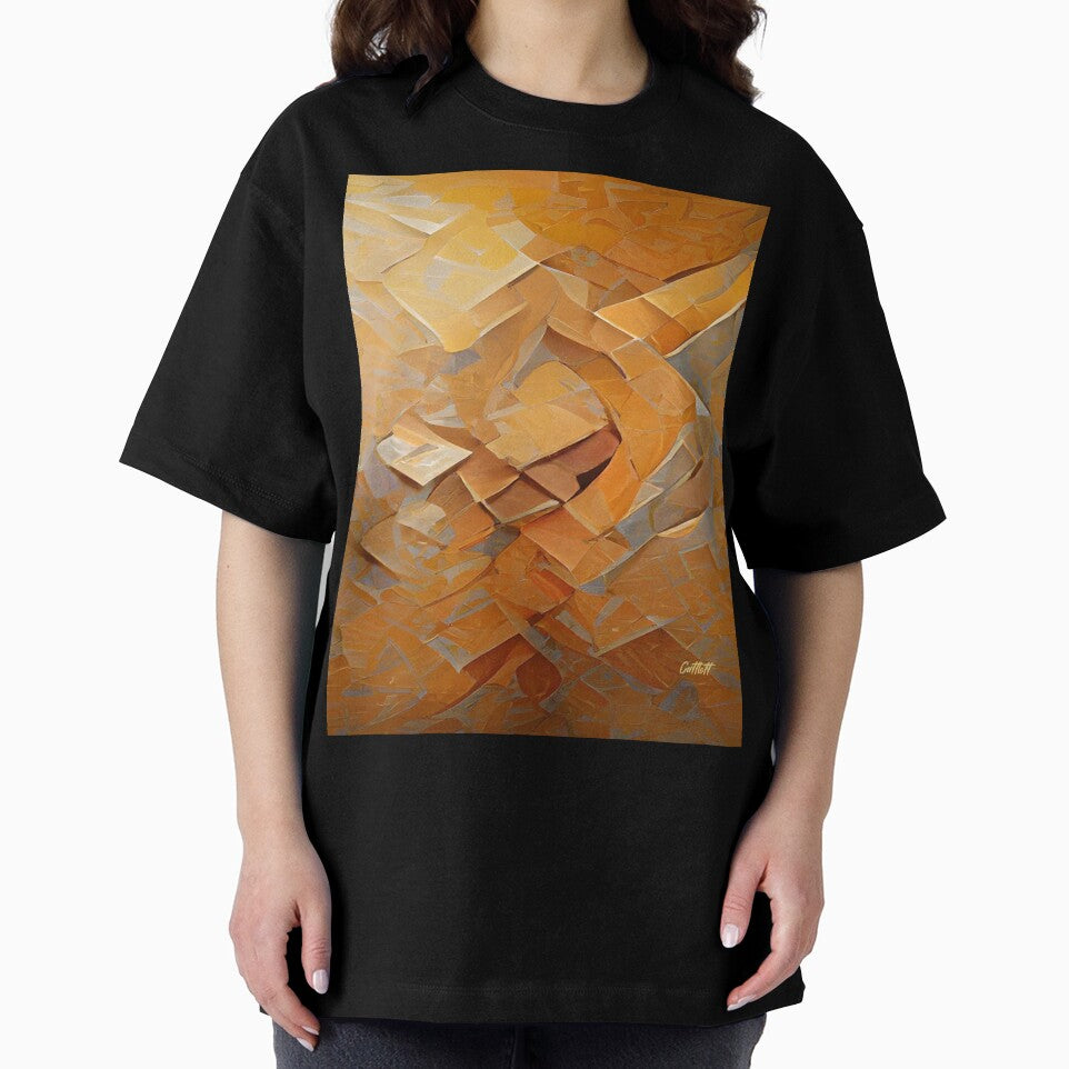 Modern Abstract Art - Orange Abstract by CattlettArt