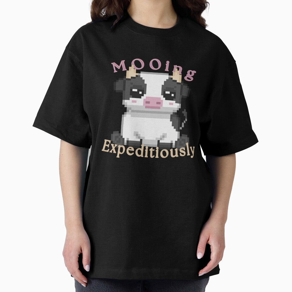 MOOing Expeditiously Pixel Art | Cozy Meme Plush by JAVbyBR