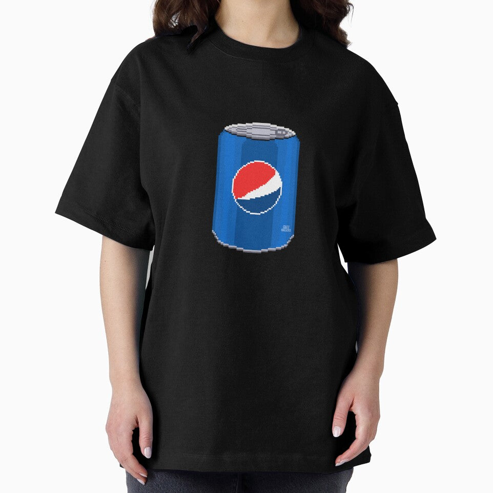 Blue Soda Can Pixel Art by Heybratan