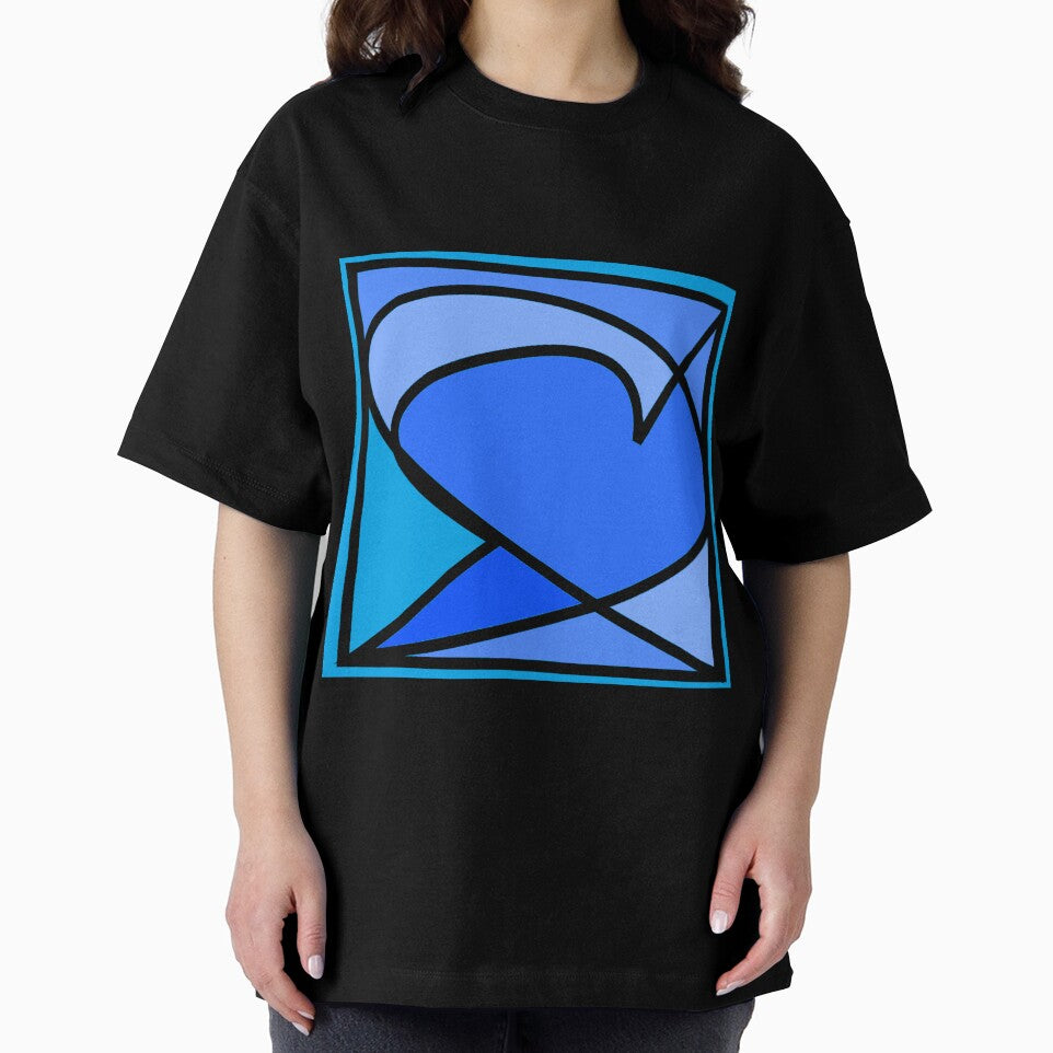 Blue modern art abstract arrow by AurelsPrints
