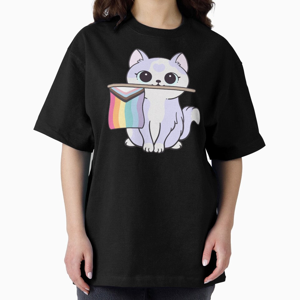 Progress Pride Cat | Nikury by nikury
