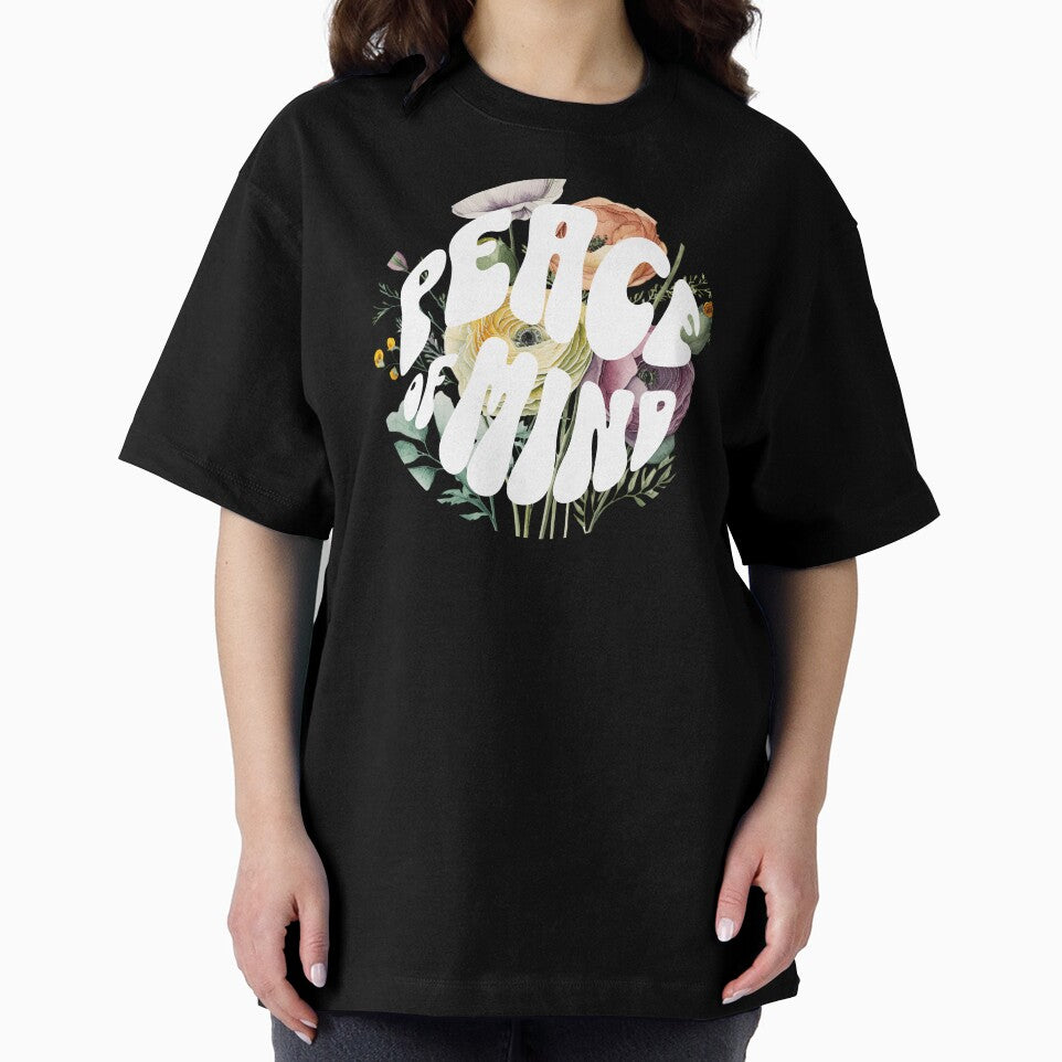Unisex Peace Of Mind Printed Graphic Tee, Summer by Mad People Clothing