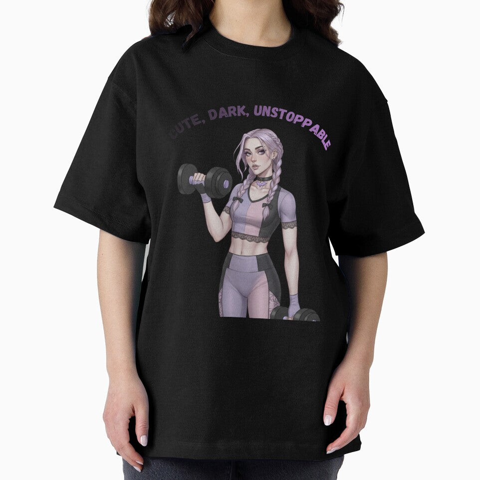 Pastel Goth Gym Girl – Cute, Dark, Unstoppable by Lavender-Kitty