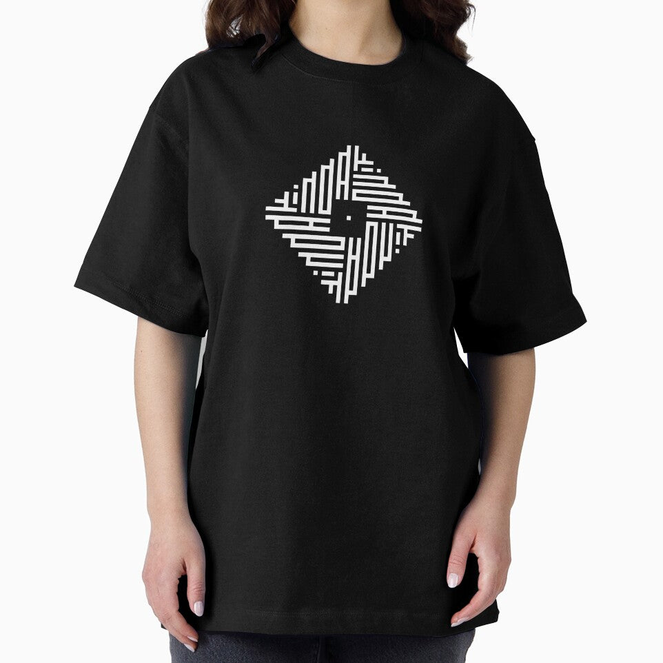 LINDA | White  | Modern Geometric Kufi Calligraphy | From Name to Art by FOR YOUR NAME
