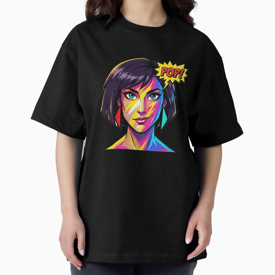 Retro Pop Art Comic Woman – 80s Style Illustration by popartshop