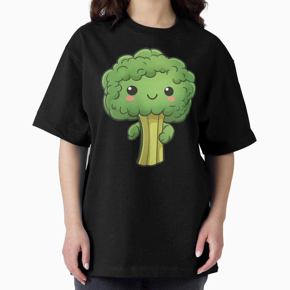 Sweet and Simple Broccoli, cute simple broccoli by PrintDesignLab