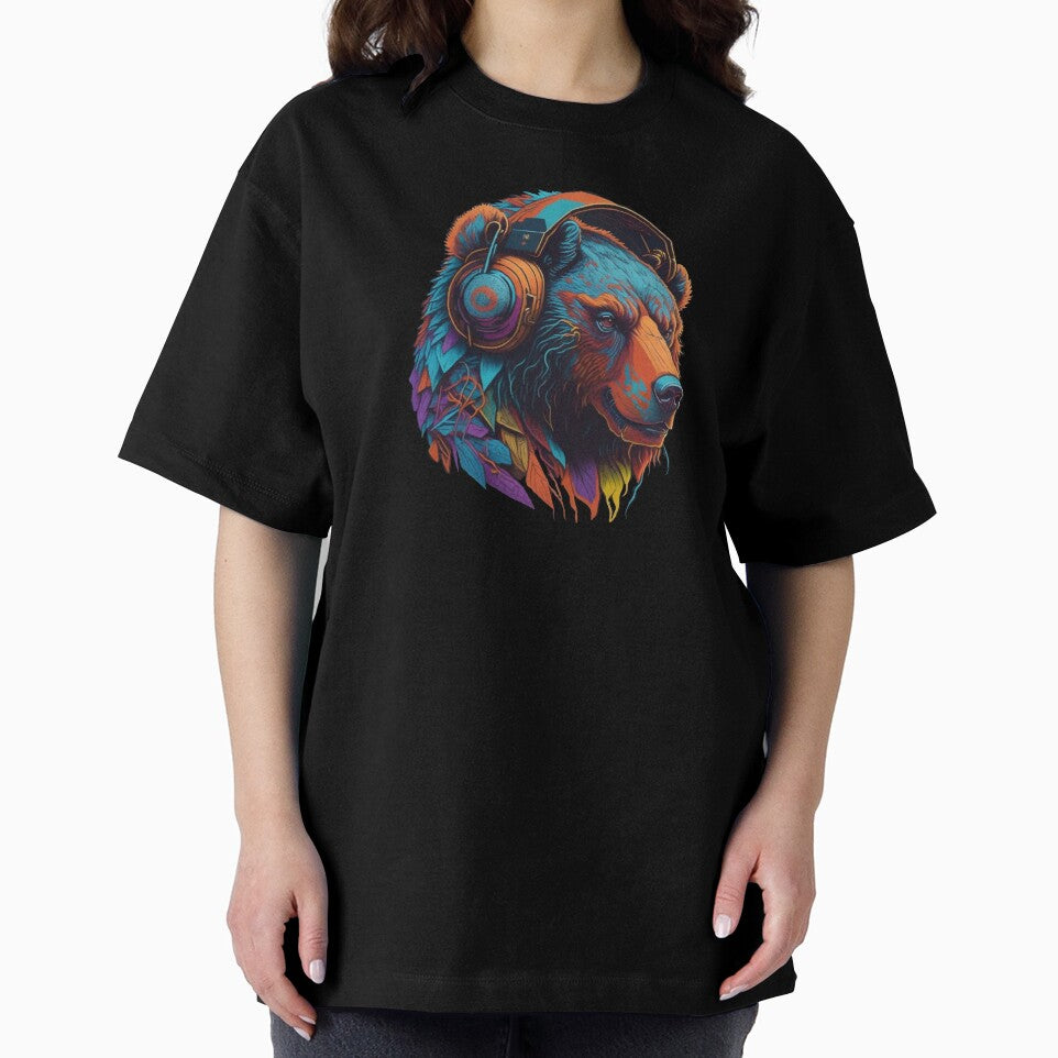 Colorful stylish Bear inspired by Salvador Dali. by Schubert Schneider