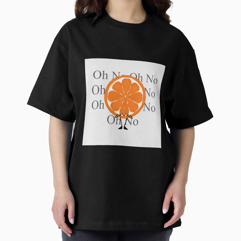 Oh No Oh No it’s a worrying orange by Racoondoesart