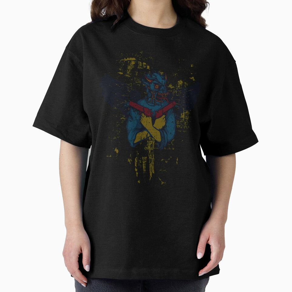 Winged Dragon Hog Face Shirt by Orange Pieces