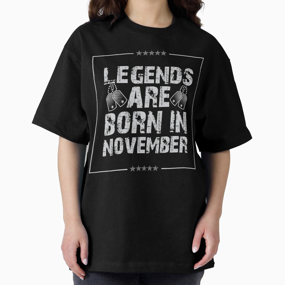 Legends Are Born In November Birthday Shirt Vintage by Orange Pieces