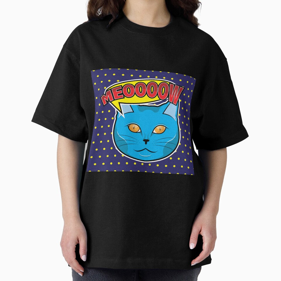 Cat Face Pop Art Illustration by leen12 Art Designs Prints