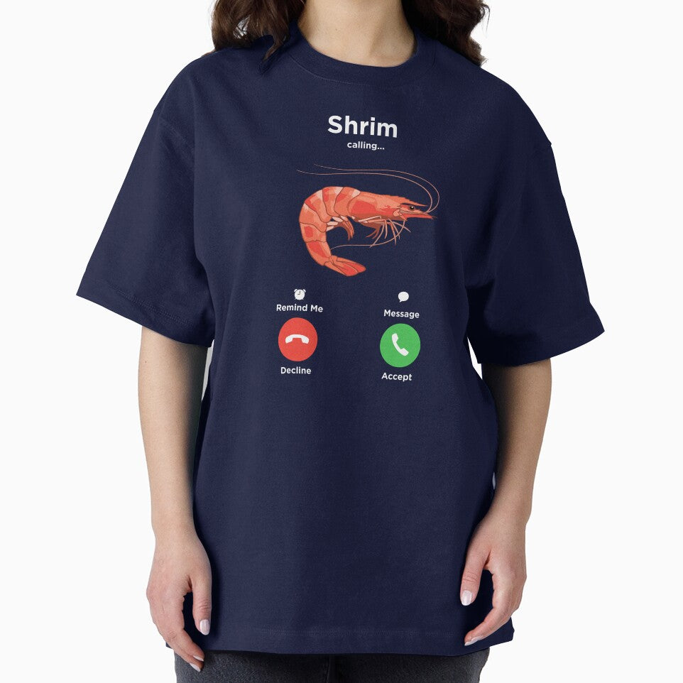 Funny Shrimp Meme Shrim Is Calling Food Pun by alenaz