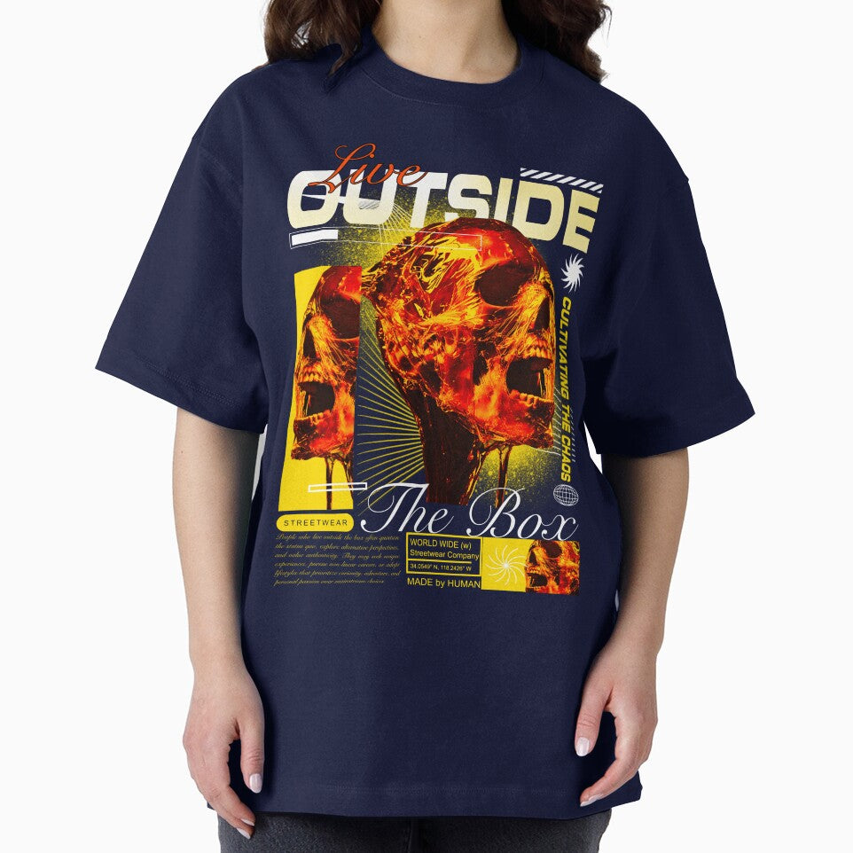 Live Outside The Box Cultivating Chaos Skull by LunaPixelStudio
