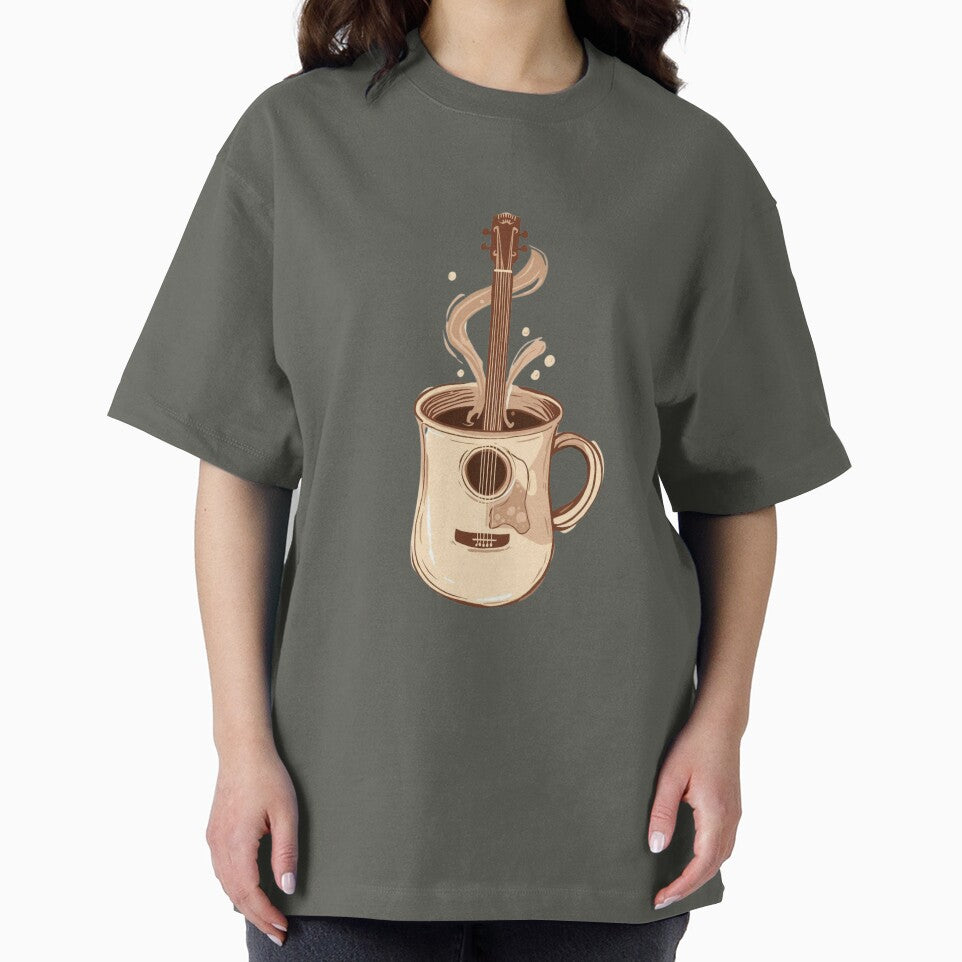 Coffee cup acoustic guitar by StormArte