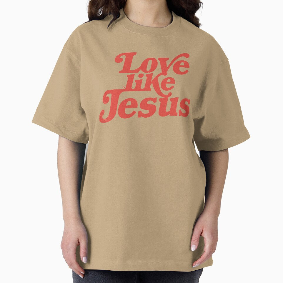 Love like Jesus / Quote / Red by Yuzik