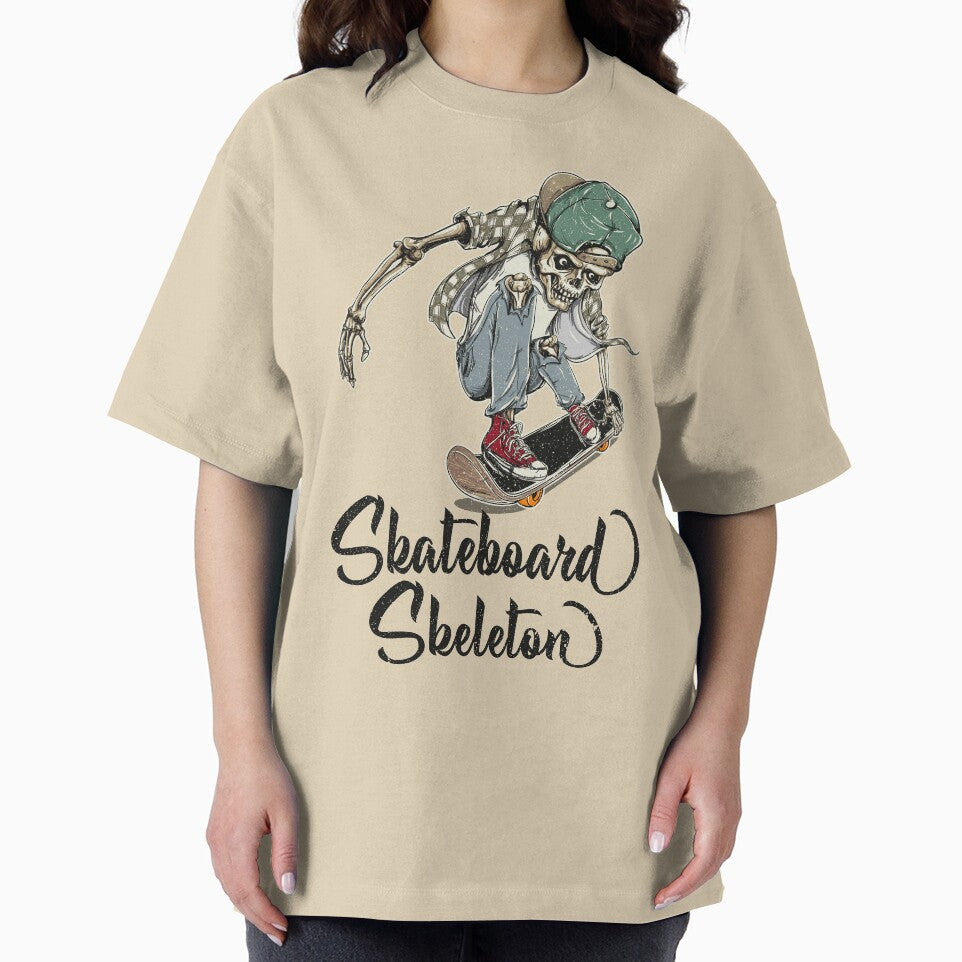 Skateboard Skeleton Classic T-Shirt, Forever Skate Style, Best Friend Shirt, Best Friend Gifts by Ristinga
