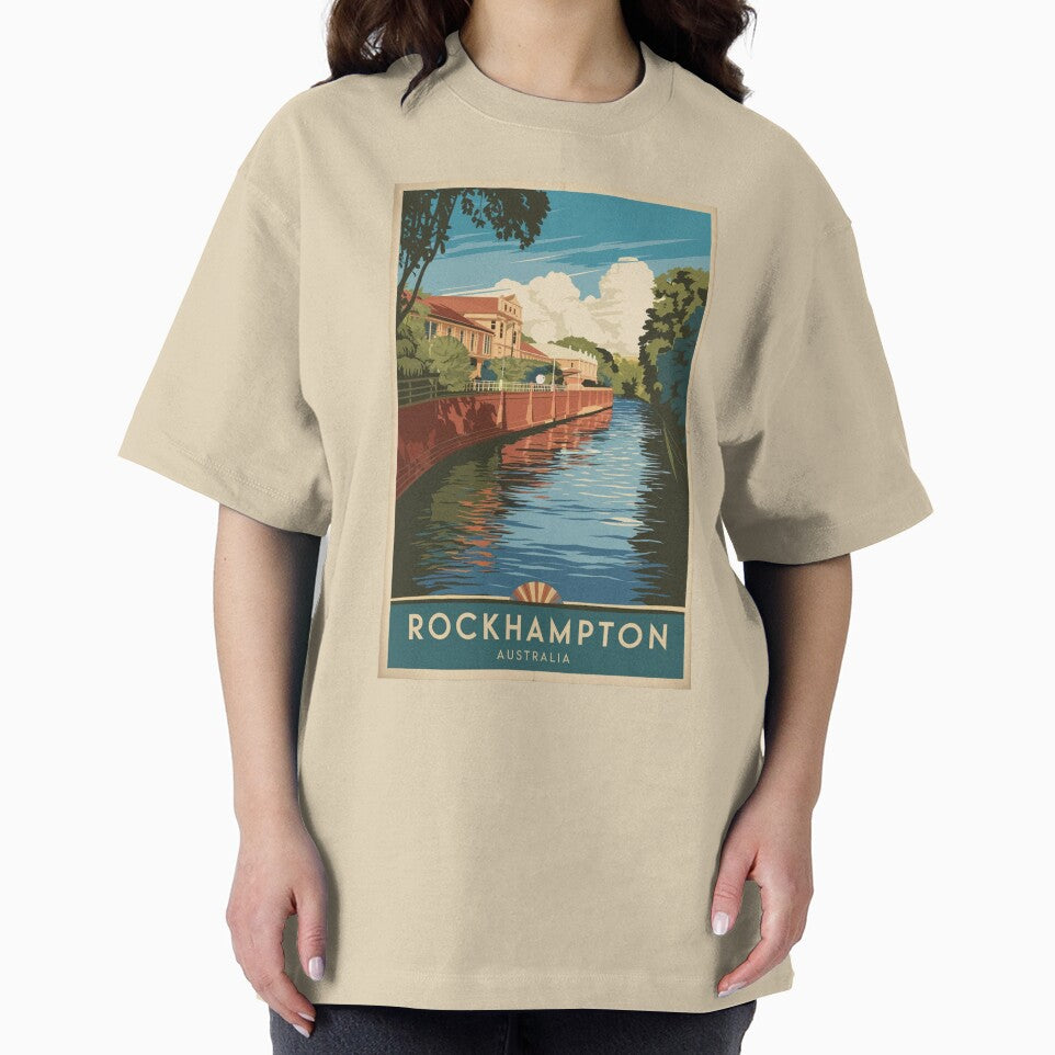 Rockhampton Vintage Travel Poster by TravelerRat