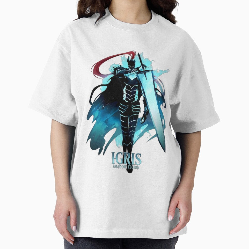 Dark Hooded Warrior Illustration, Blade and Shield by Evan-Tees
