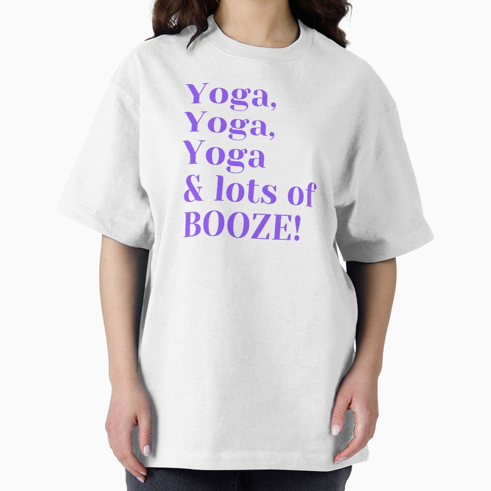 yoga fun Tee  shirt by RBOJCK