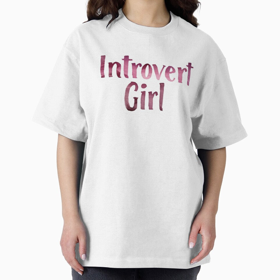 Introvert Girl Wine Colored Text by PamLeeDesign