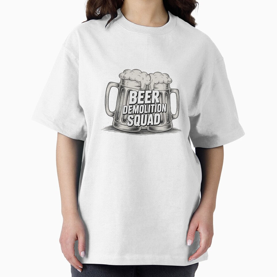 Hand Drawn Sketch Beer Mugs with Overflowing Foam by Bloomkept