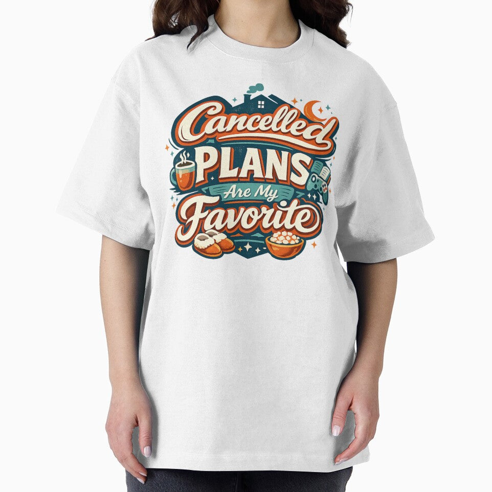 Cancelled Plans Are My Favorite Funny Introvert Humor Homebody Meme Design by Nubrixa-Studio