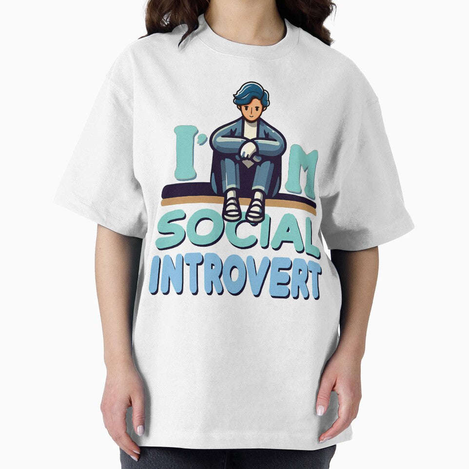 I'm Social Introvert, typography by maxmaj