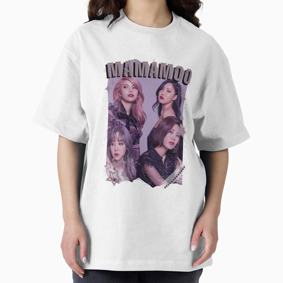 Mamamoo Kpop Female group Scrapbook Collage Cozy Y2K Vintage Design by HELL0WBELLO