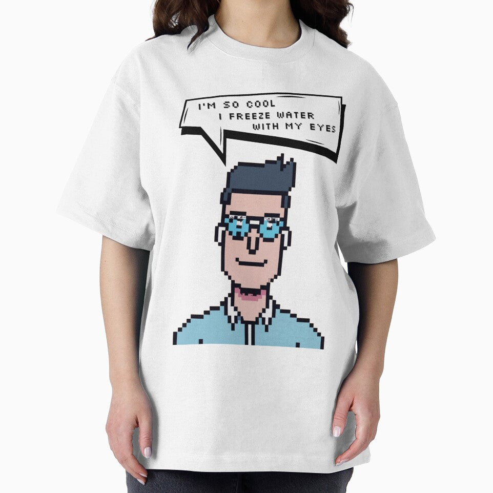 I'm so cool I freeze water with my eyes | Pixel Style by CircinusStore