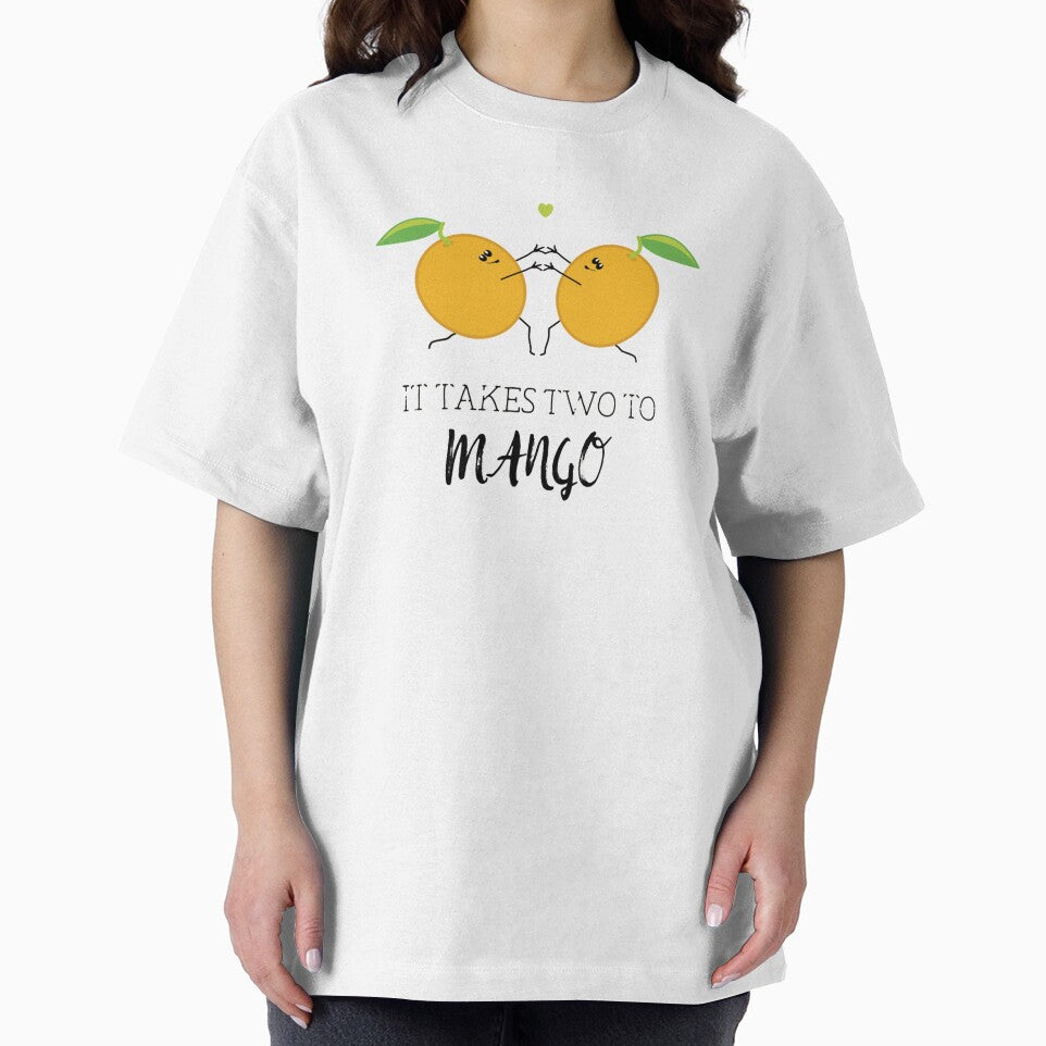 Takes Two to Mango Tango Cute Fruit Food Pun Graphic by DouglasyReynol