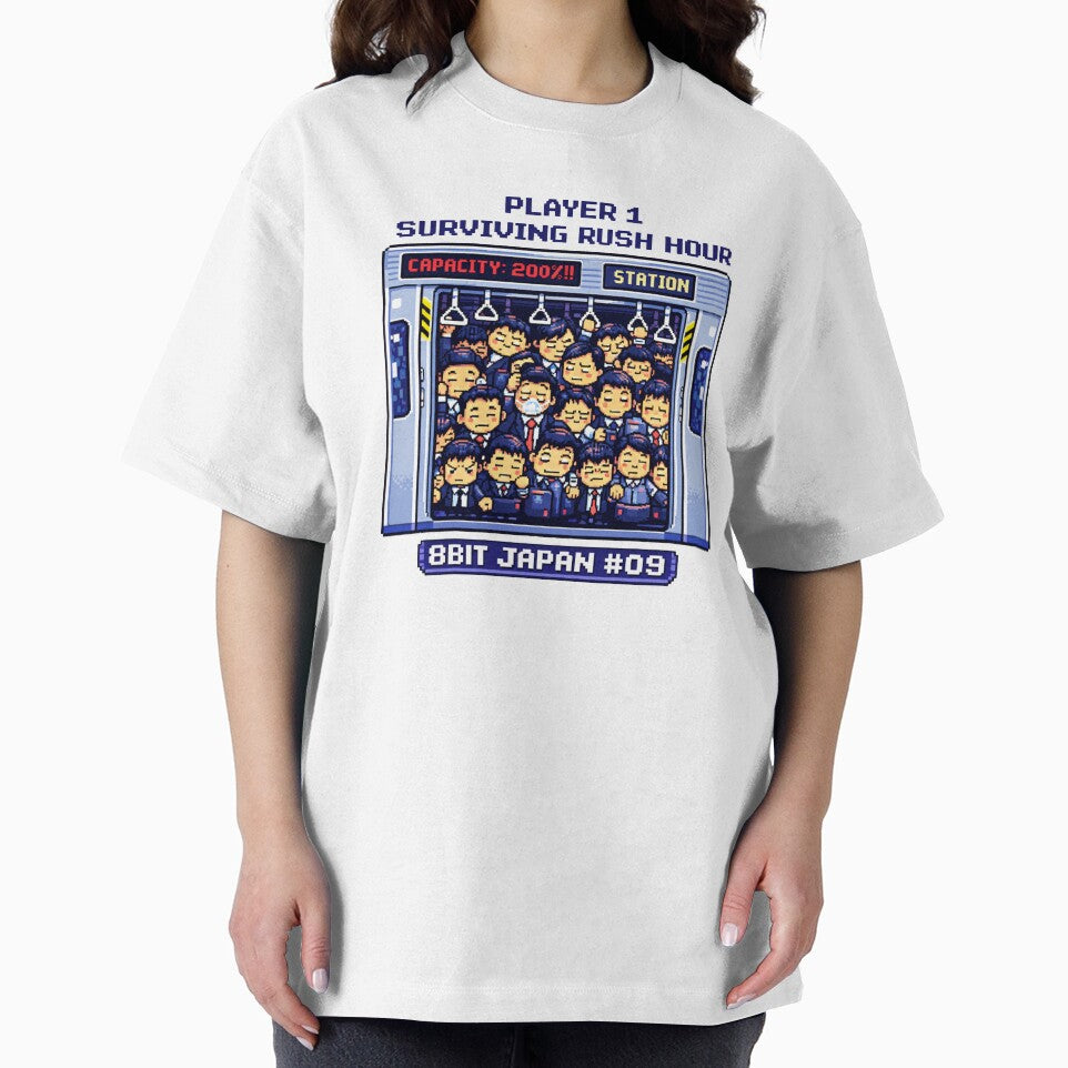 Rush Hour Pixel Train | 8BIT JAPAN Retro Game Design by maaameee