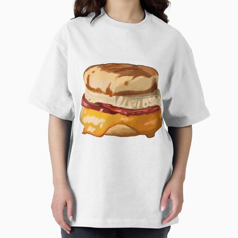 Breakfast Muffin - Egg Cheese Tomato Muffin by BunnyBizarre