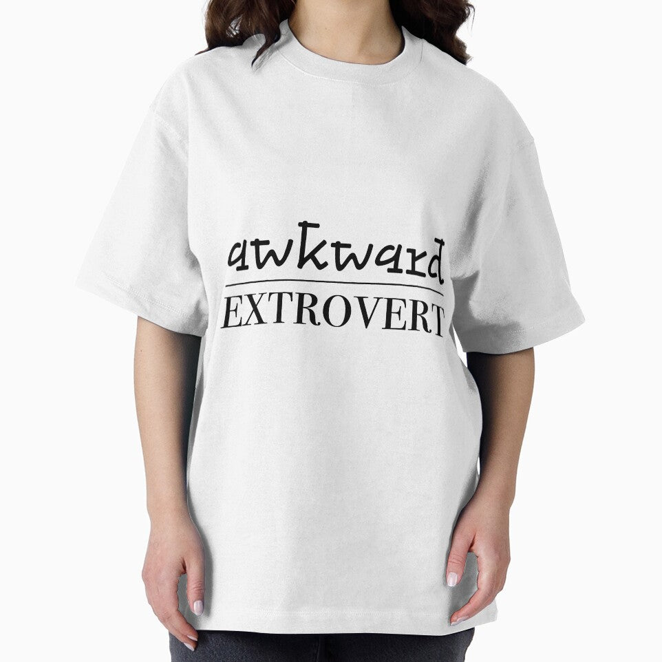 Awkward Extrovert Black by WellDesignedByK