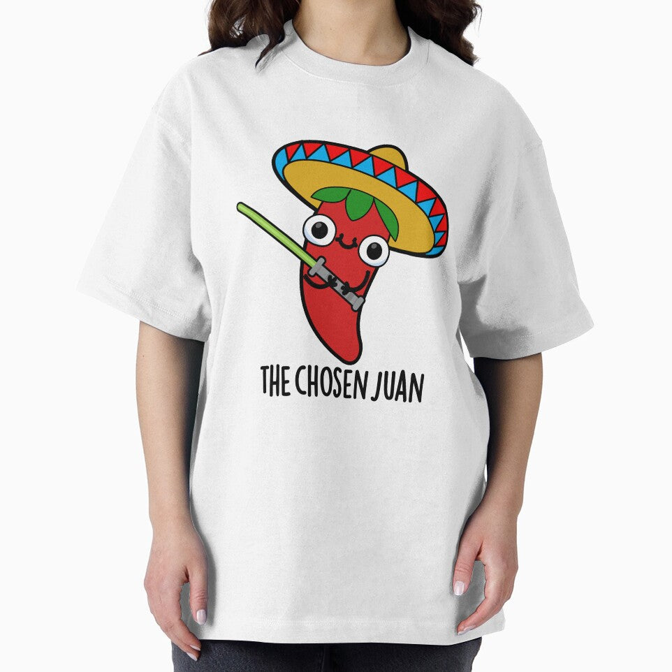 The Chosen Juan Cute Mexican Chili Warrior Pun by punnybone