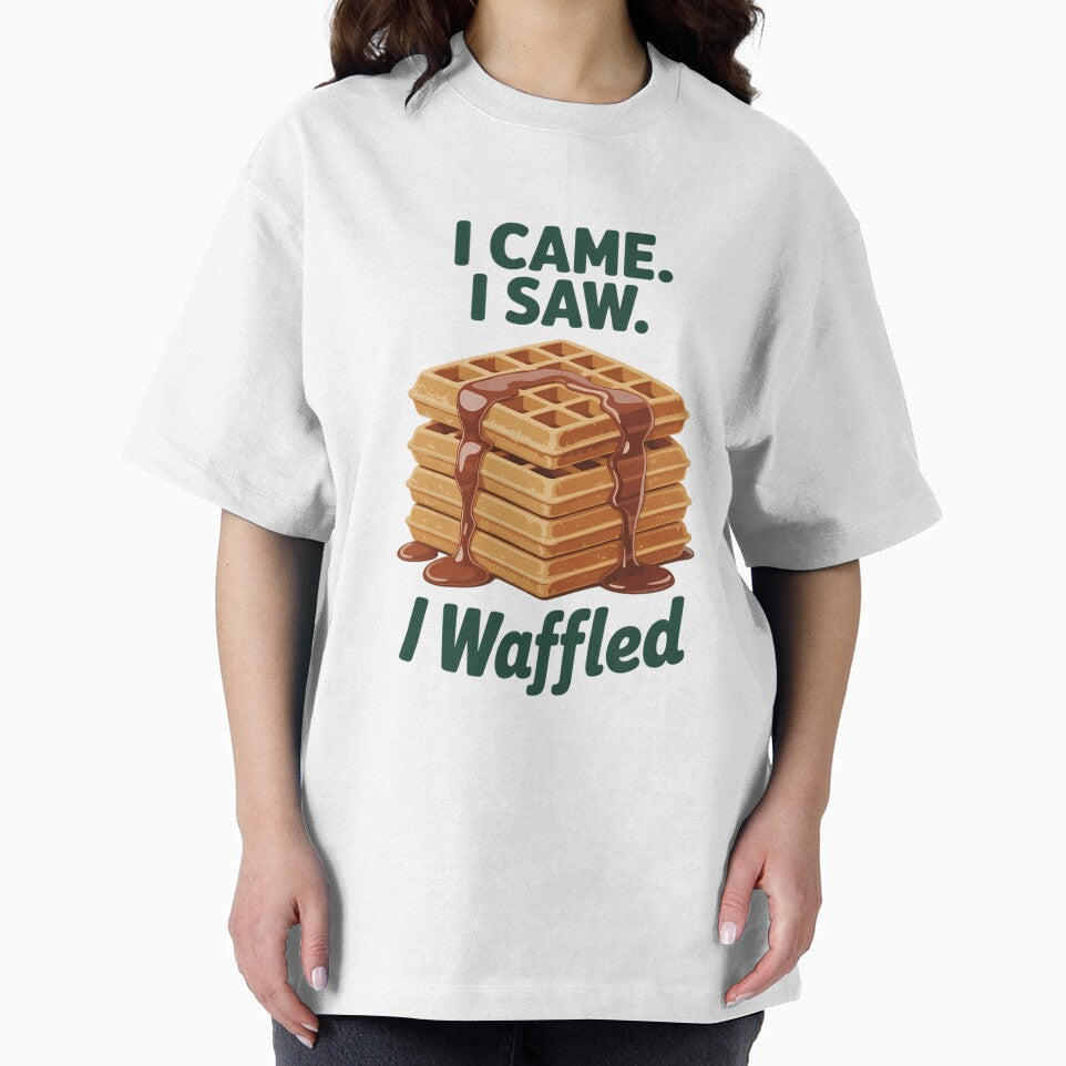 I Came I Saw I Waffled  Food Graphic - Waffle Lover by TyraYoung