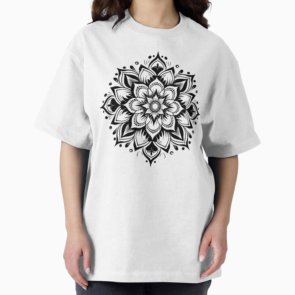 Boho Zen Mandala Intricate Floral Sacred Geometry Design by SaltCreatives
