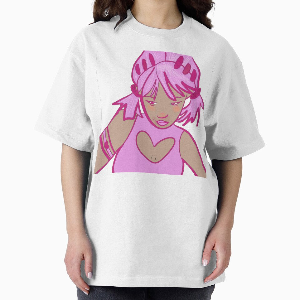 Y2K Girl Online - Pink hair Y2K Girl Cartoon Character Art by SweetLittleSins
