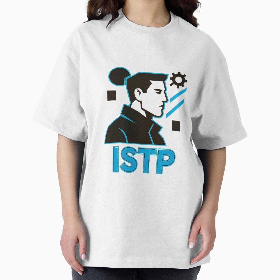 ISTP Personality Abstract Art – MBTI Design (Center Print) by W-Rm
