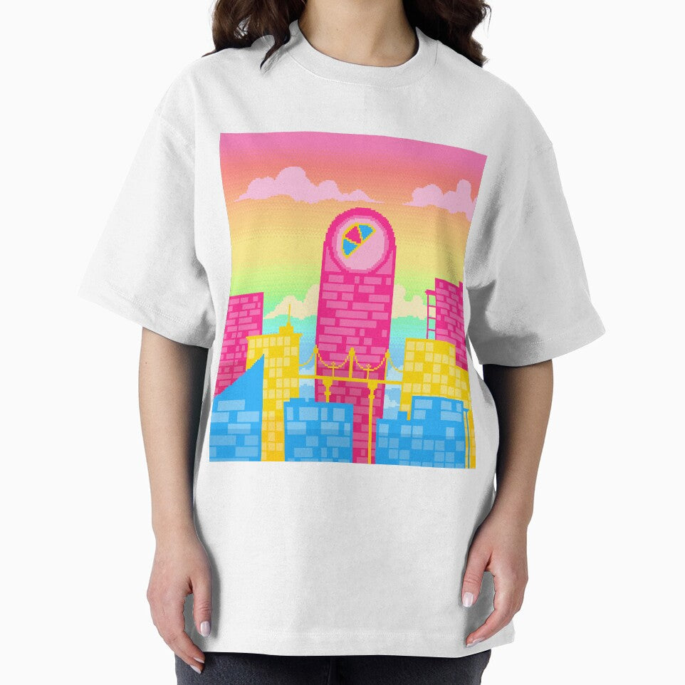 Pixel Pan Pride City by MetallicWings15