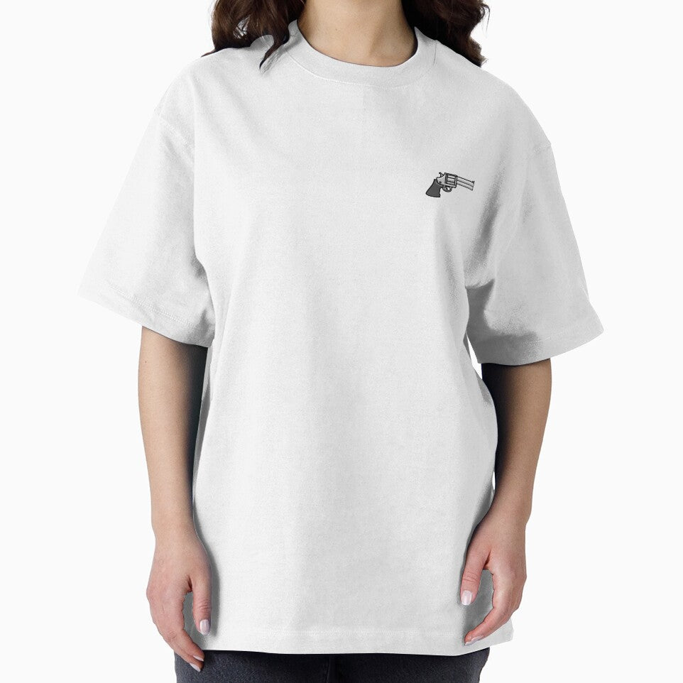 Revolver Gun Pocket Patch T-Shirt for Men and Women by AllStarMerch