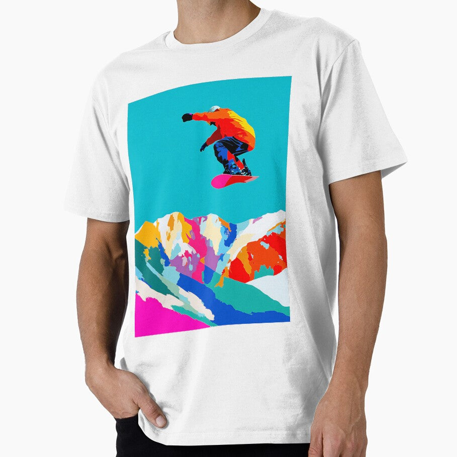 Pop Art Snowboarder by KJNihonDesigner