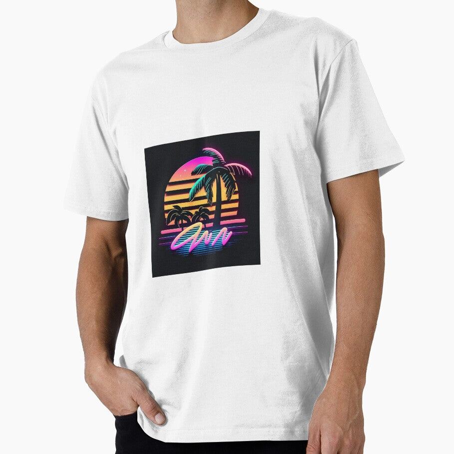 Neon Paradise: A Summer of Palm Trees and Vibrant Hues by Joshu77