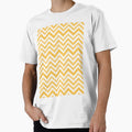 Abstract pattern, Chevron, Orange, Geometric, Pattern, Scandinavian, Fashion print, Scandinavian art, Modern art, Wall art, Print, Minimalistic, Modern by juliaemelian