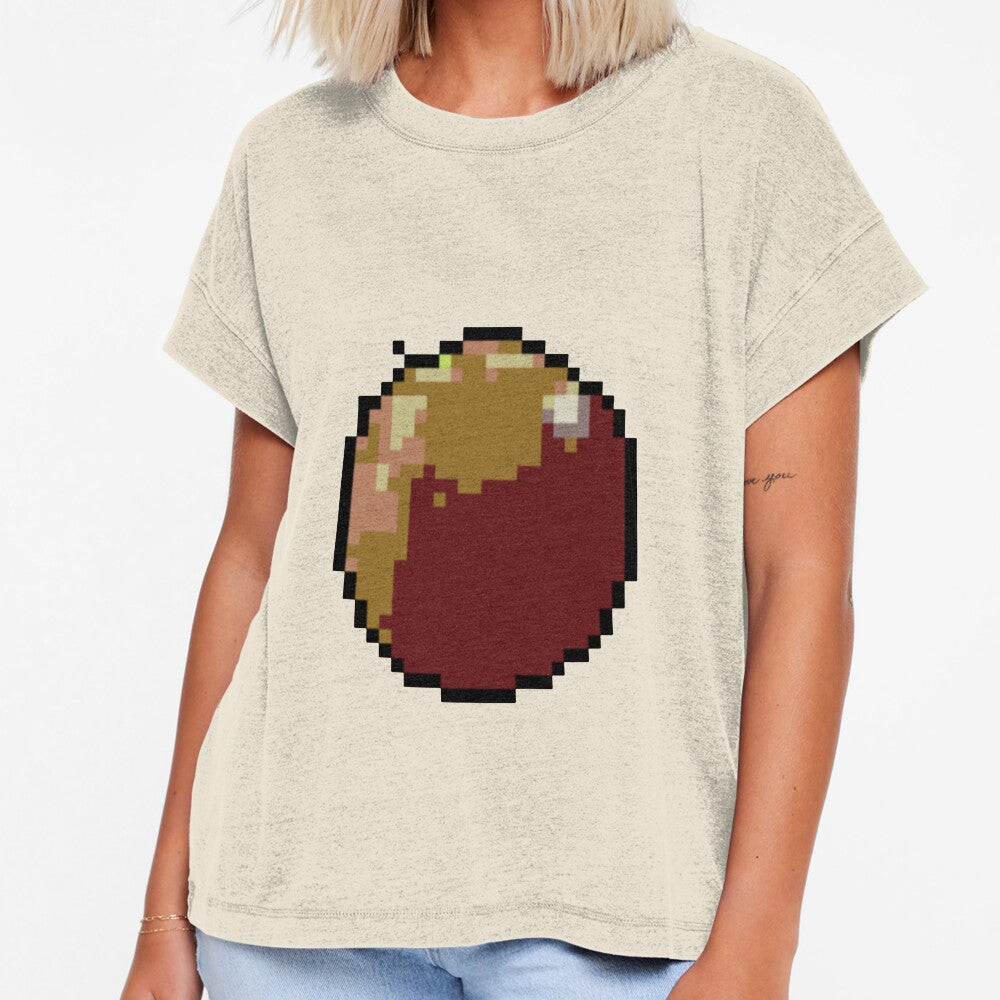 Pixel Art Brown Grape Fruit by Memeloaded