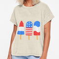 4th Of July Ice Pops Red White Blue American Flag by Cagey-artstore