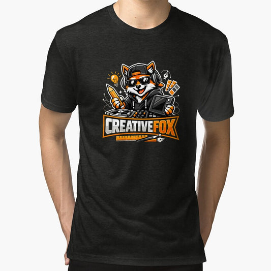 Creative Fox Designer Mascot – Graphic Design Streetwear Logo by CosmicSplendor