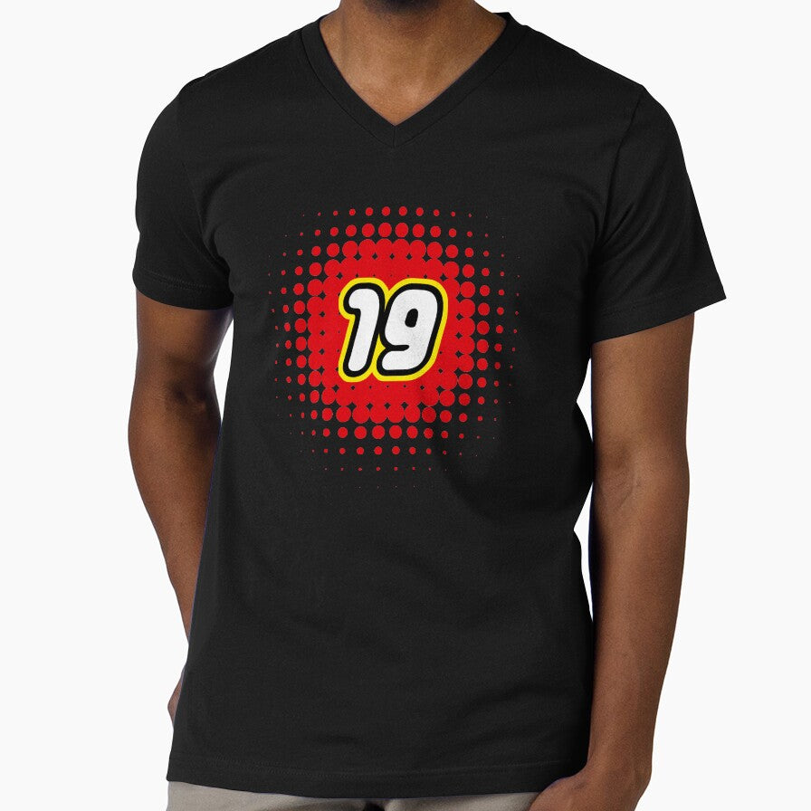 Number 19 - retro kids bricks for birthday by Urosek