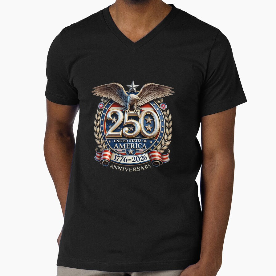 United States 250th Anniversary - Golden Eagle Emblem 1776-2026 by sapnaela