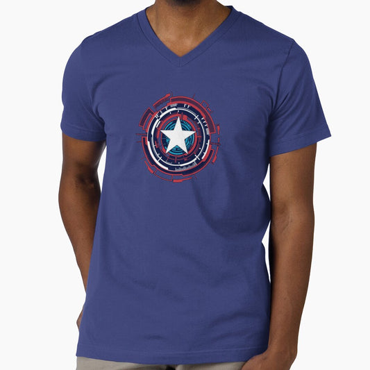 America Hero Futuristic Logo by Federico Melega